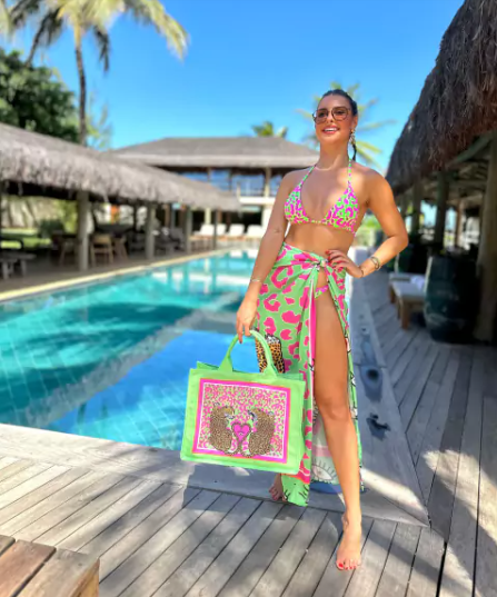 BOLSA  ONÇA GEMEAS PINK