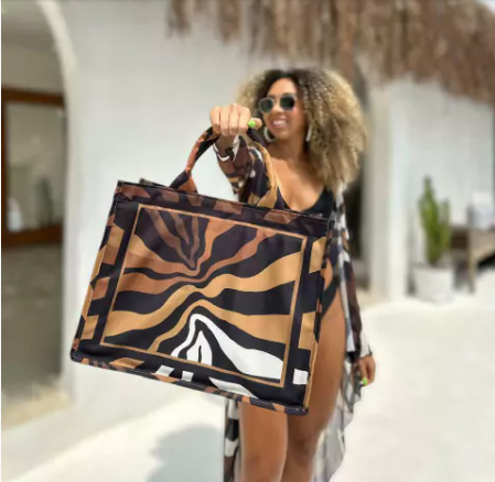 BOLSA   DE PRAIA  ZEBRA DUNA